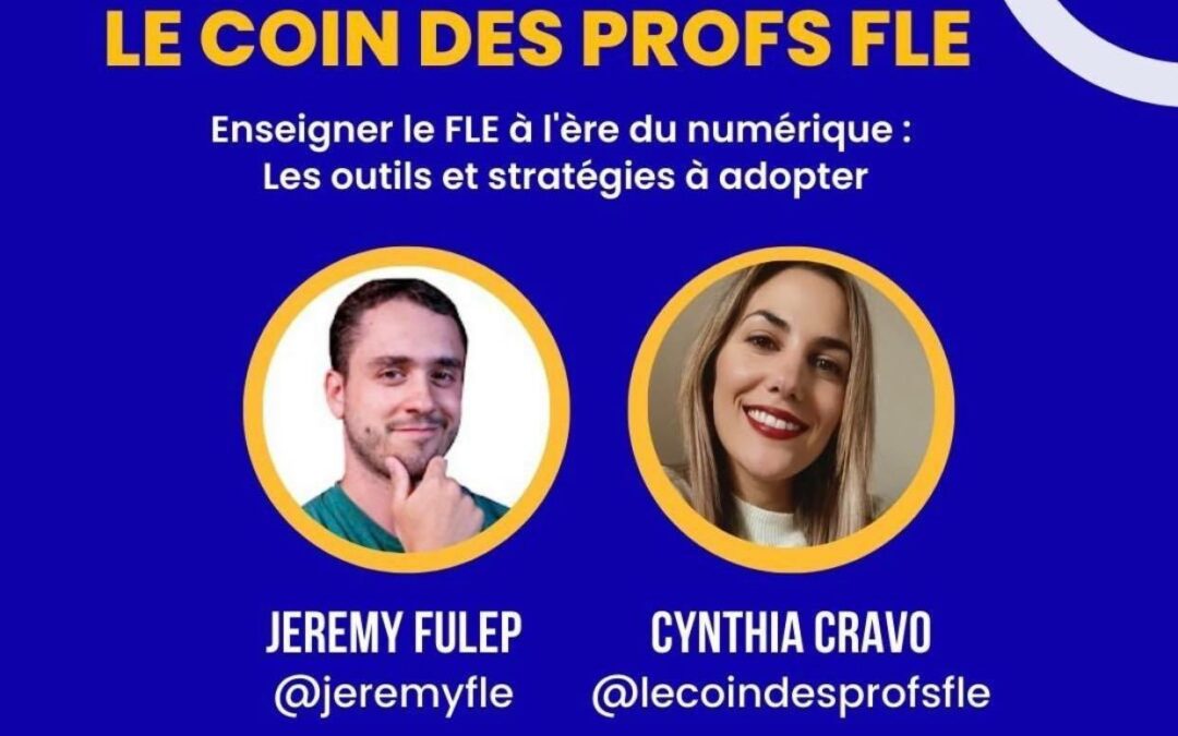 Live #1 Le Coin des Profs FLE | avec Cynthia Cravo